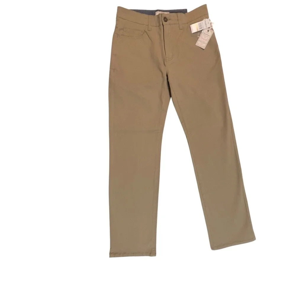 Flag & Anthem Castleton Stretch Chino Portland Relaxed Fit Khaki Size‎ 29WX32L